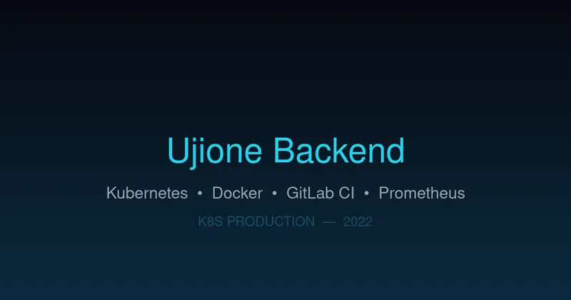 Ujione Backend — K8s Production